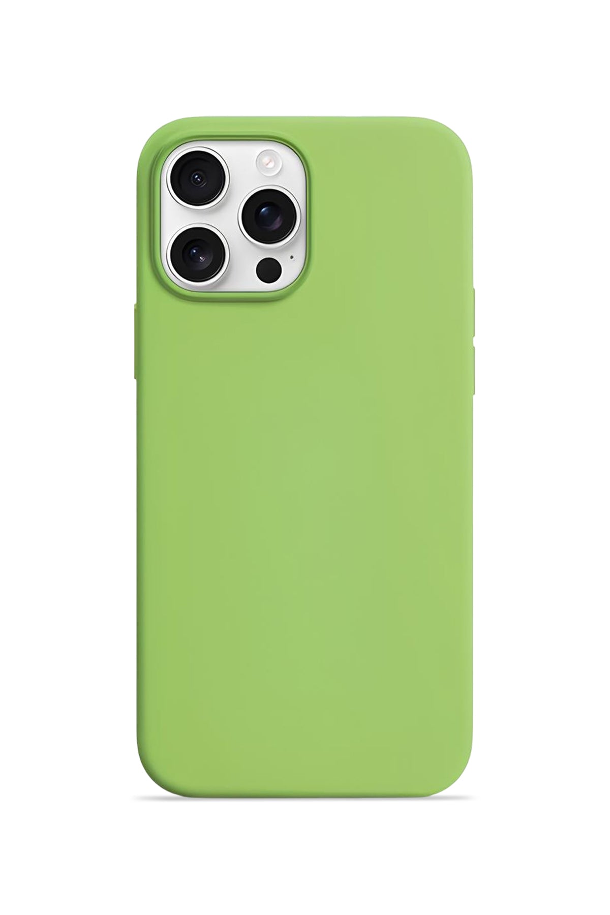 iPhone 16 Pro Max Soft Touch Lansman Silikon Kılıf Açık Yeşil