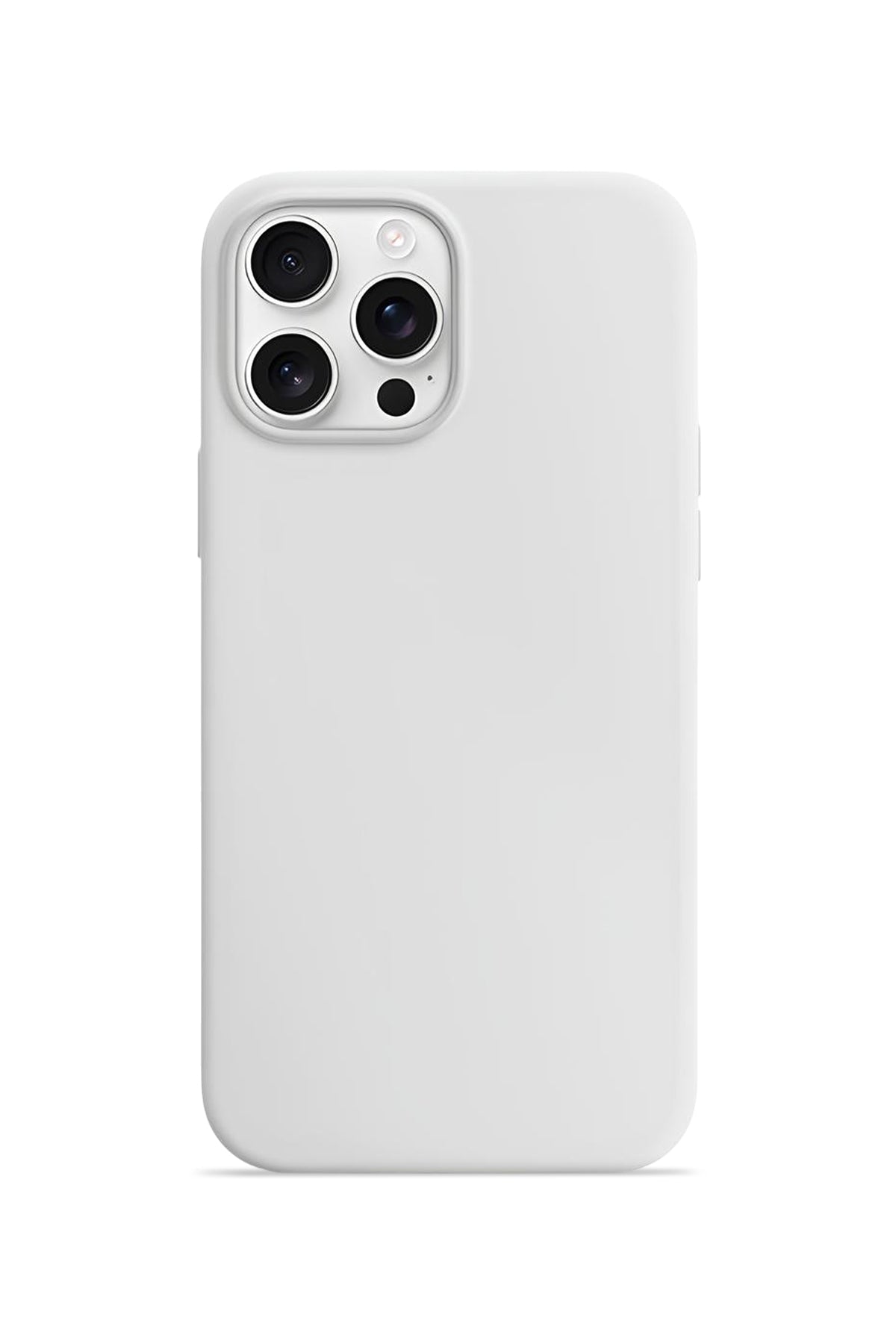 iPhone 13 Pro Soft Touch Lansman Silikon Kılıf Beyaz