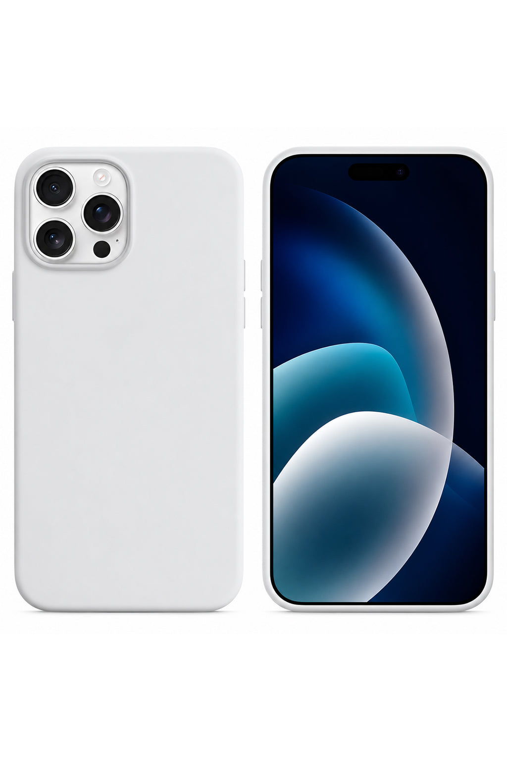 iPhone 13 Pro Soft Touch Lansman Silikon Kılıf Beyaz