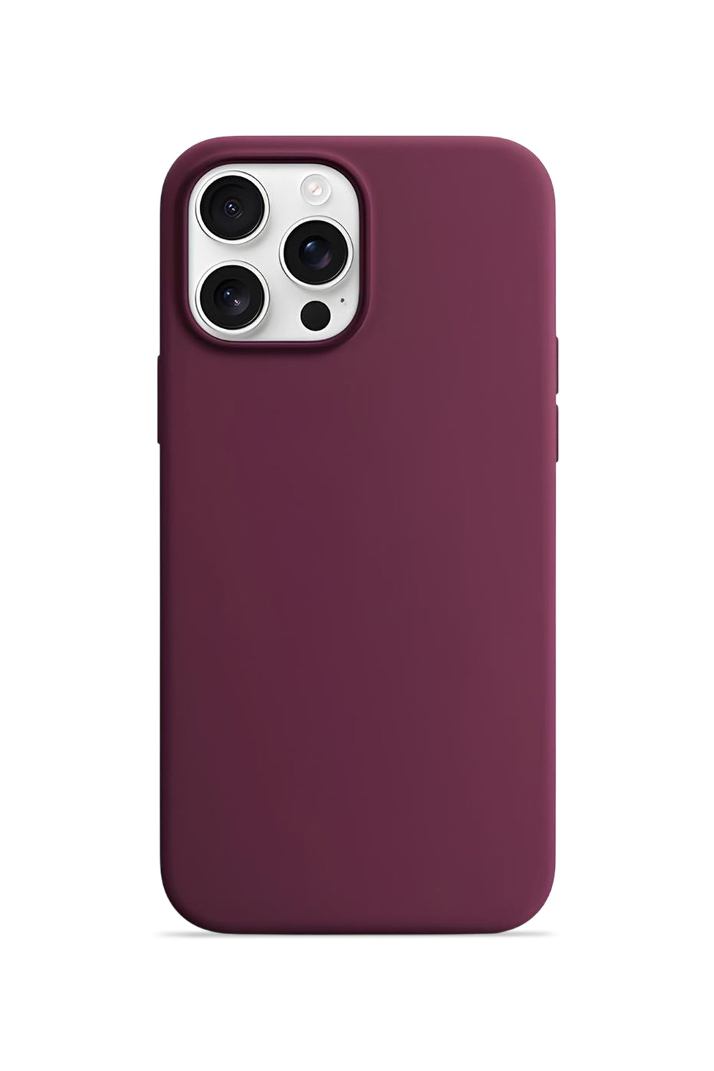 iPhone 13 Pro Max Soft Touch Lansman Silikon Kılıf Bordo