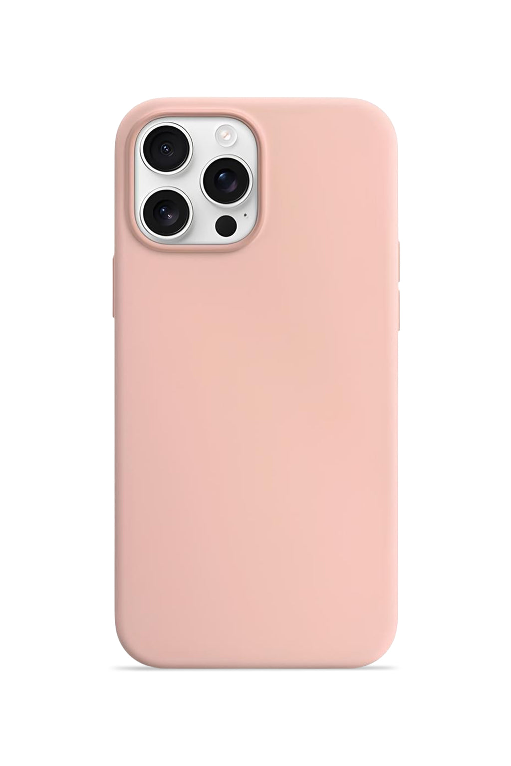 iPhone 13 Pro Soft Touch Lansman Silikon Kılıf Kum Pembe