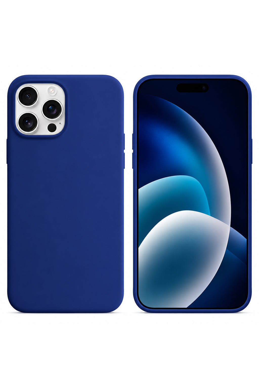 iPhone 13 Pro Soft Touch Lansman Silikon Kılıf Lacivert