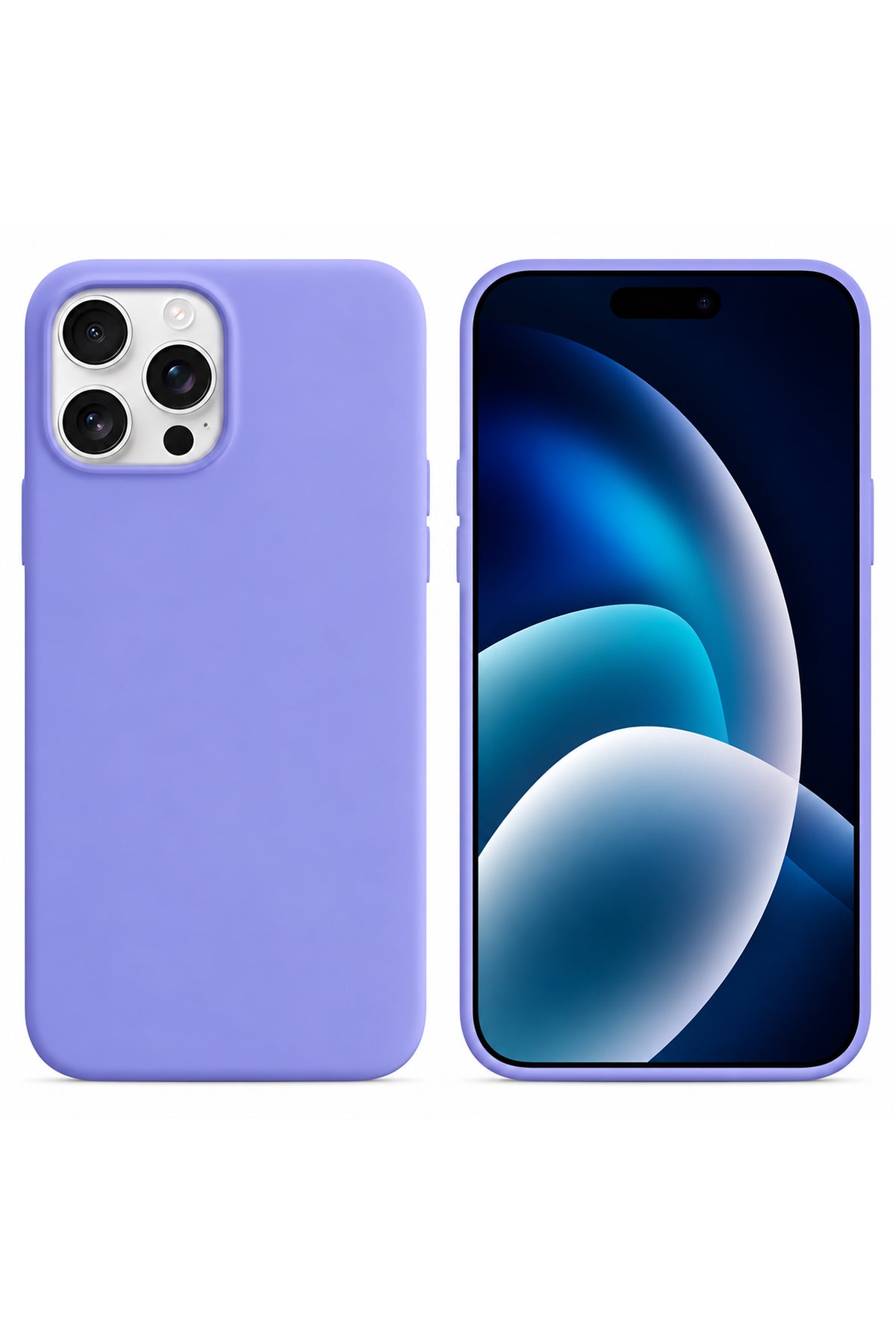 iPhone 13 Pro Soft Touch Lansman Silikon Kılıf Lila