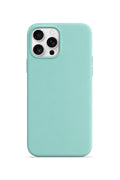 iPhone 13 Pro Soft Touch Lansman Silikon Kılıf Su Yeşili