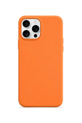 iPhone 13 Pro Soft Touch Lansman Silikon Kılıf Turuncu