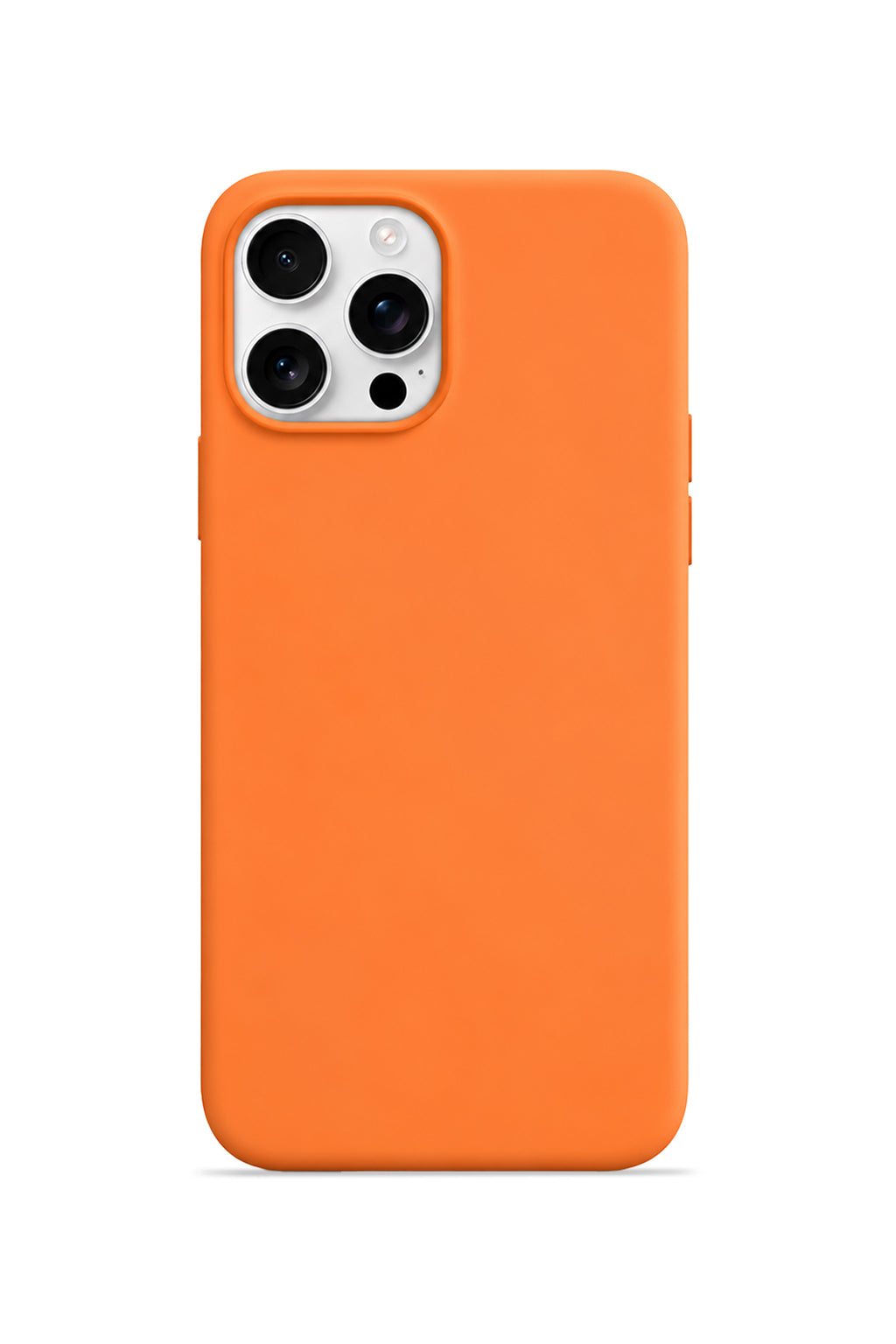 iPhone 15 Pro Soft Touch Lansman Silikon Kılıf Turuncu