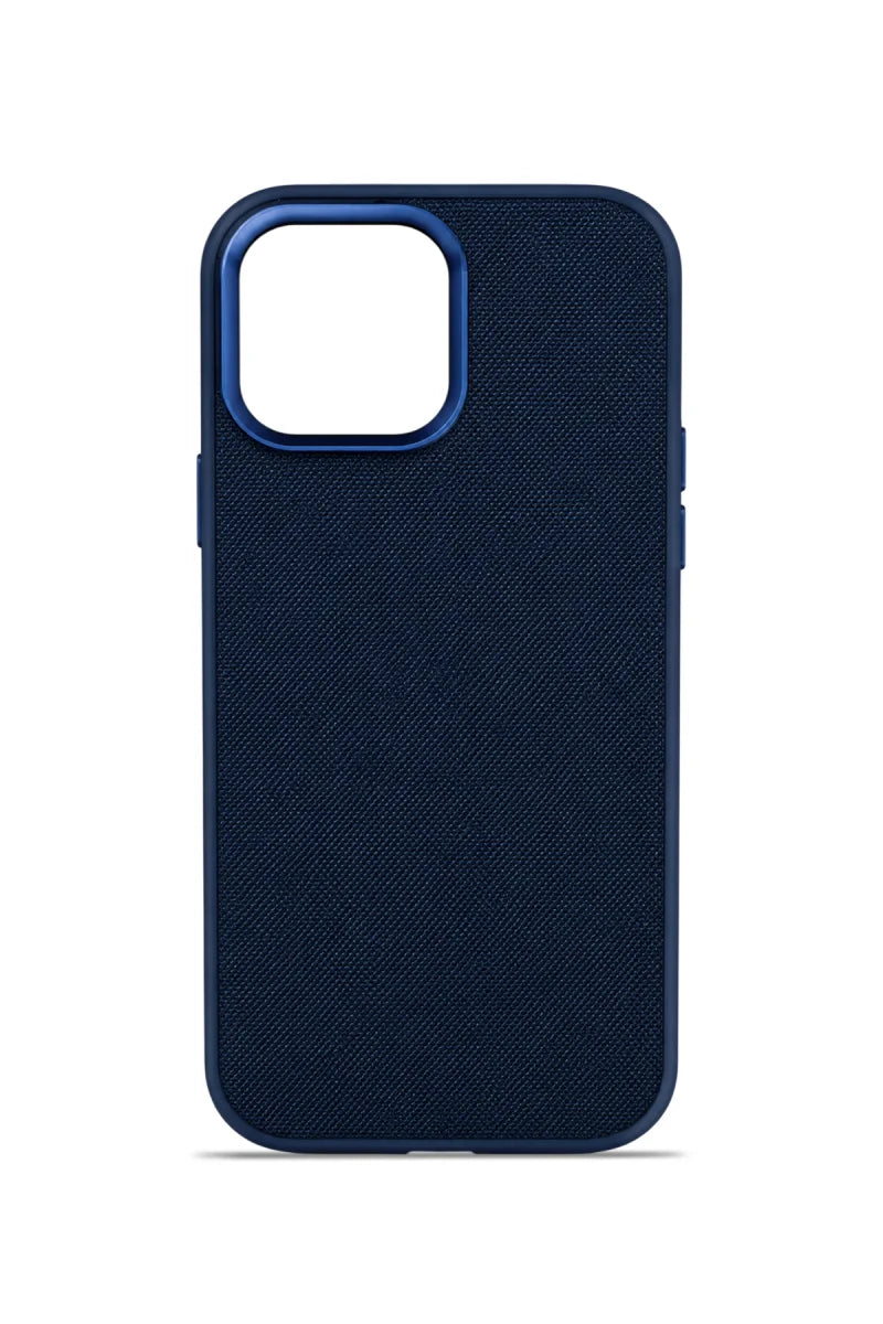 Premium Fabric Cover Midnight Navy iPhone 16 Pro Max
