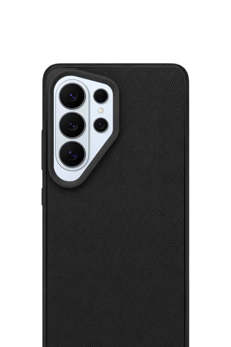 Premium Fabric Cover Obsidian Noir Galaxy S24 Ultra