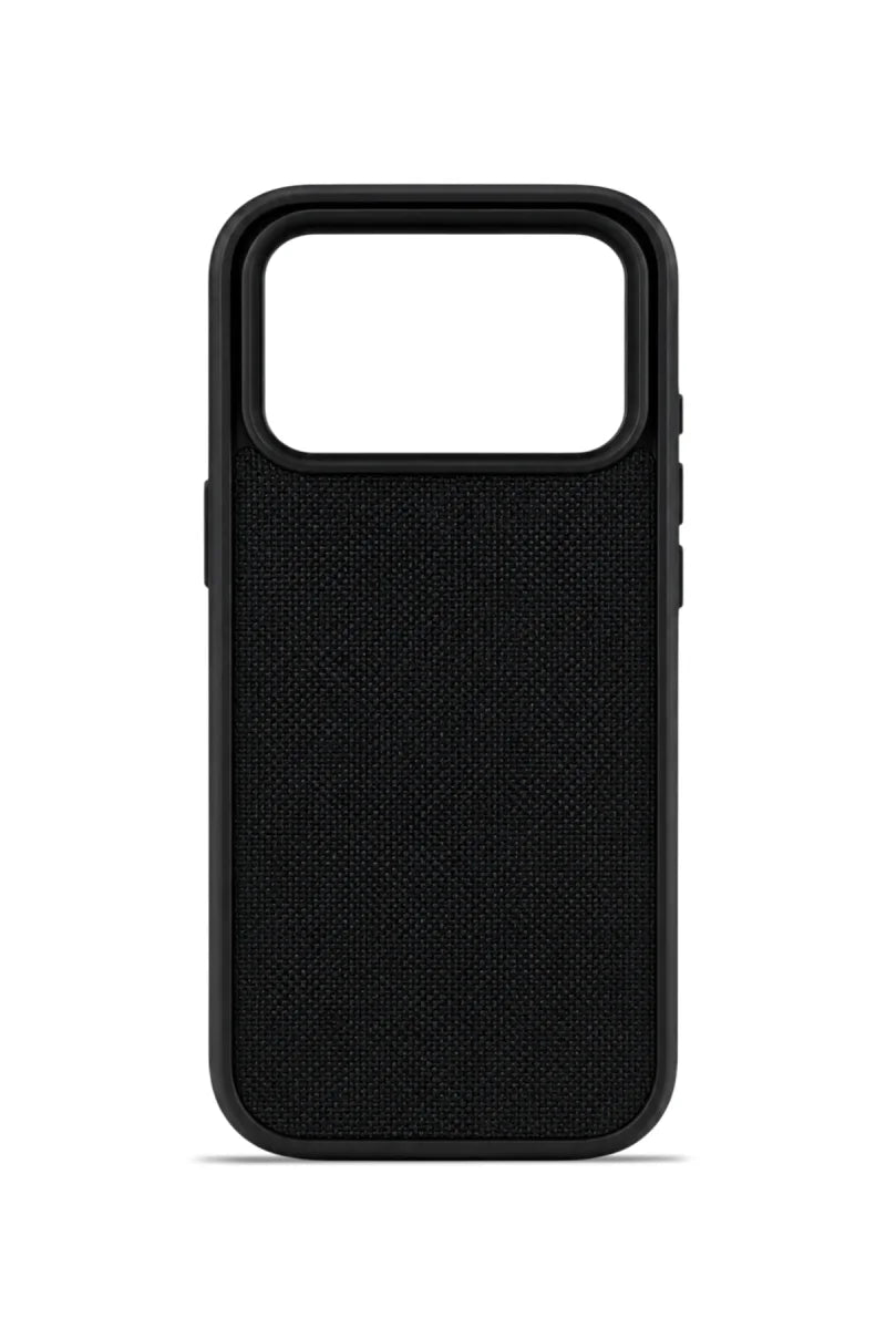 Premium Fabric Cover Obsidian Noir iPhone 17 Pro