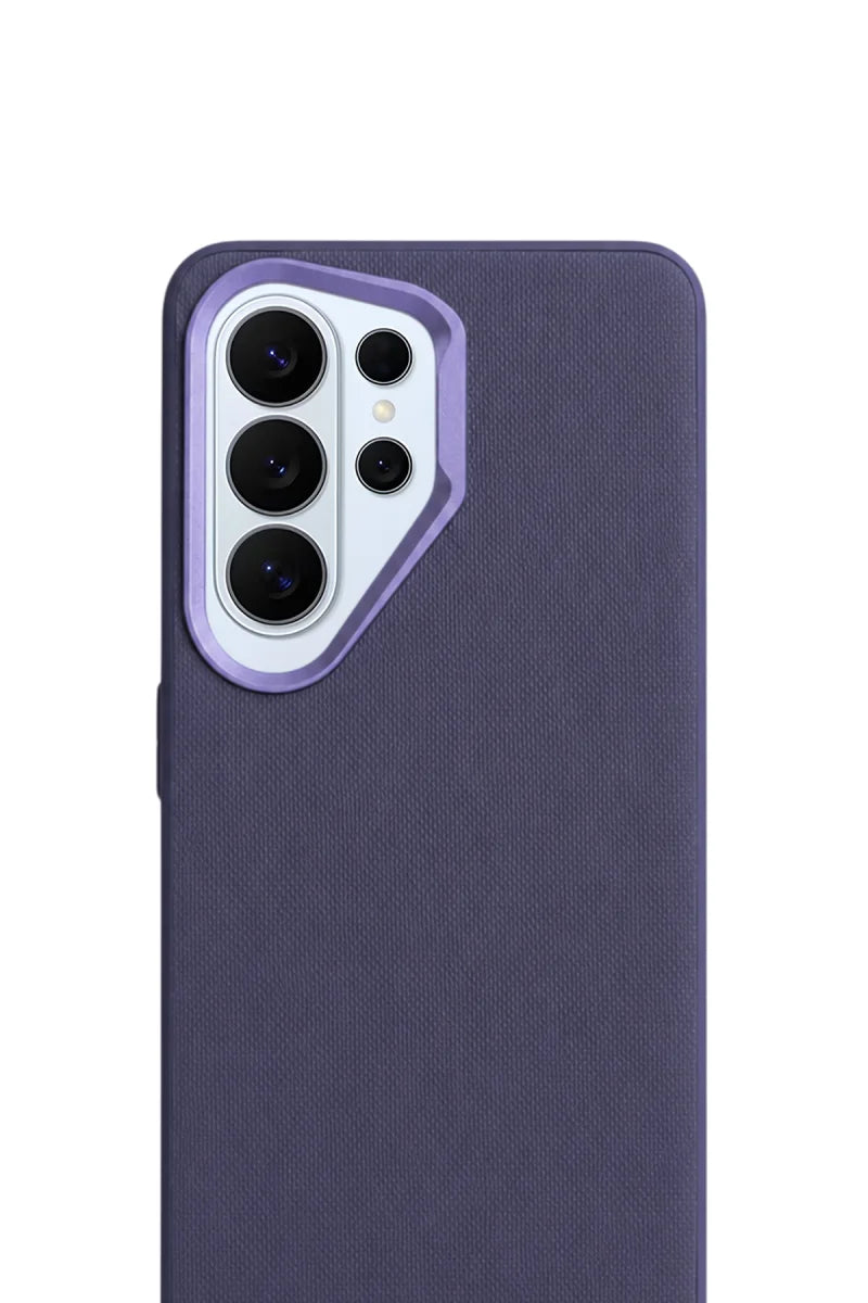 Premium Fabric Cover Royal Plum Galaxy S25 Ultra