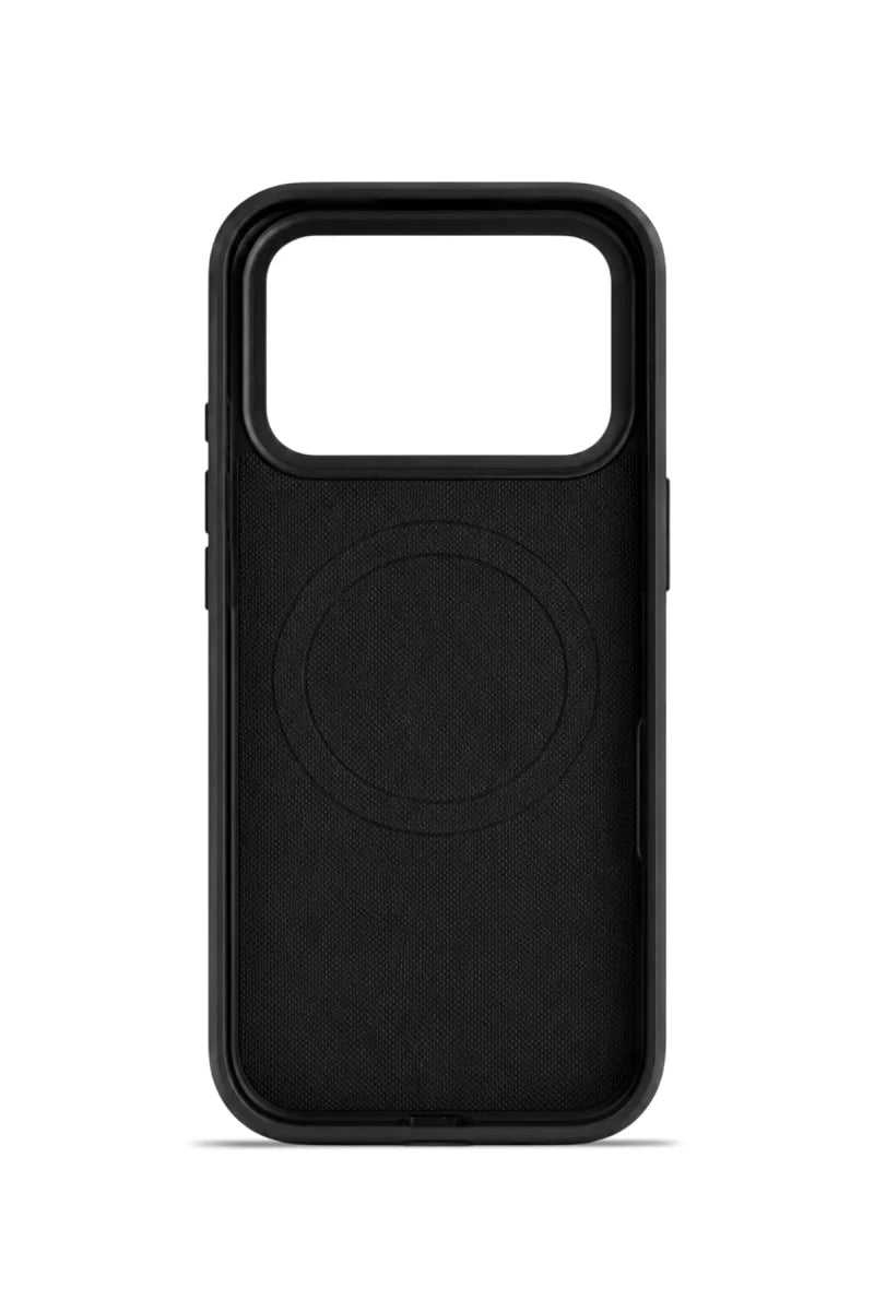 Premium Fabric Cover Obsidian Noir iPhone 17 Pro Max