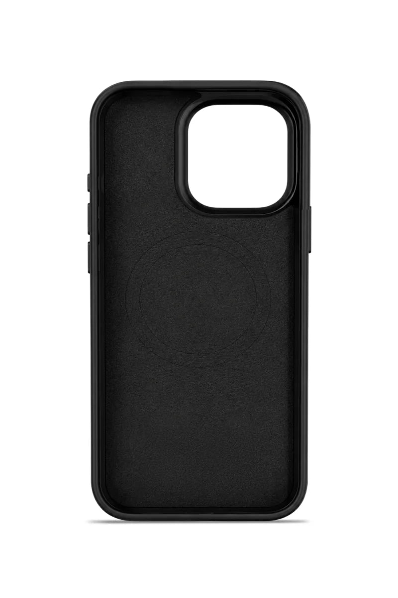 Premium Fabric Cover Obsidian Noir iPhone 16 Pro