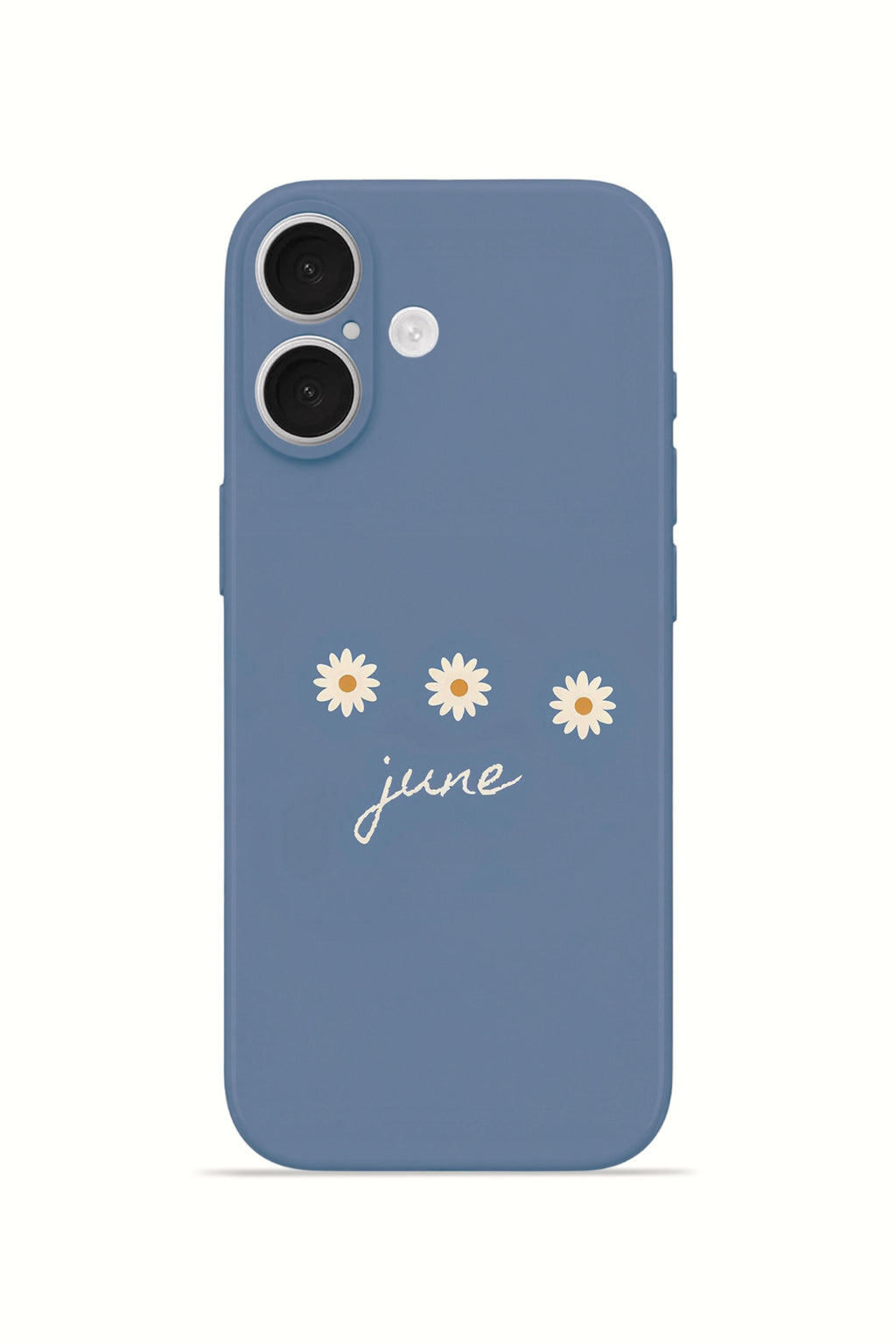 iPhone 17 Valestra İnce Kamera Korumalı Mika Kılıf June Daisy Blue