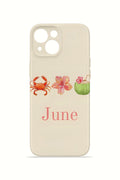 iPhone 15 Valestra İnce Kamera Korumalı Mika Kılıf June Seaside