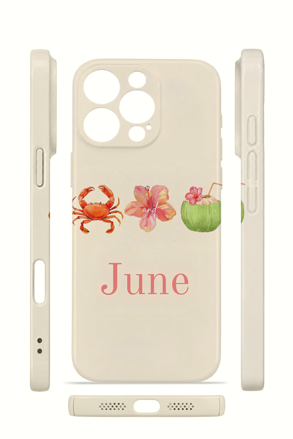 iPhone 16 Pro Max Valestra İnce Kamera Korumalı Mika Kılıf June Seaside
