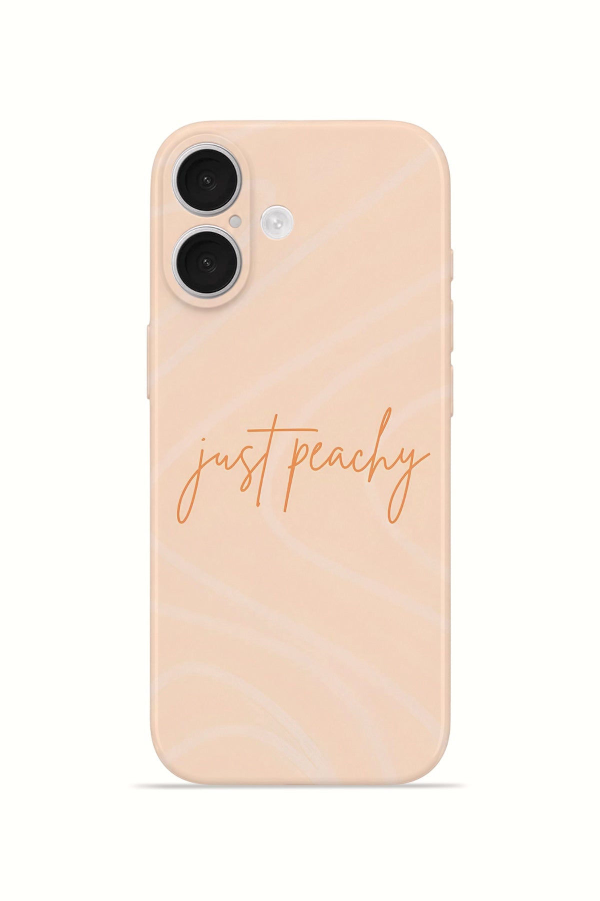 iPhone 16 Valestra İnce Kamera Korumalı Mika Kılıf Just Peachy
