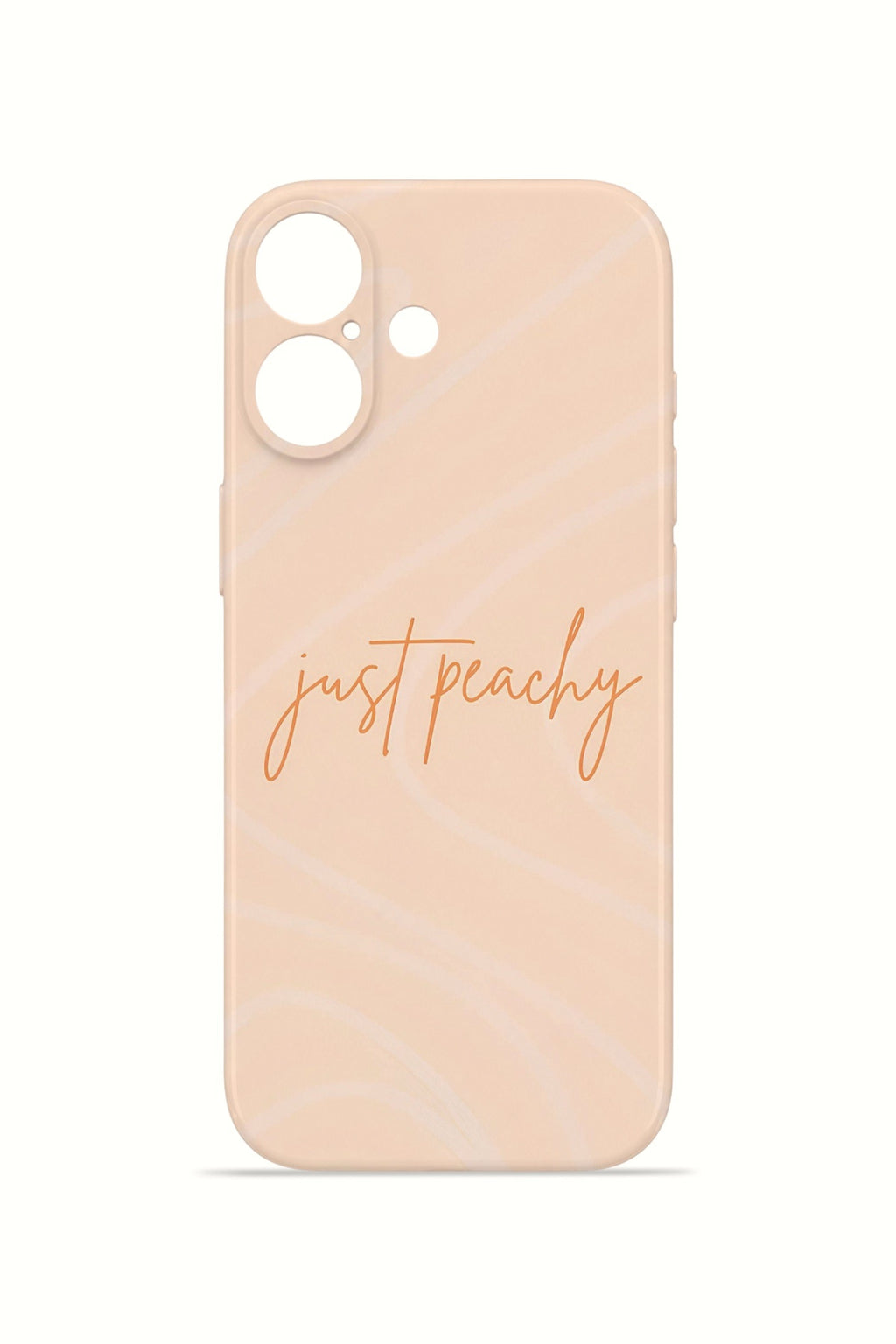 iPhone 16 Plus Valestra İnce Kamera Korumalı Mika Kılıf Just Peachy