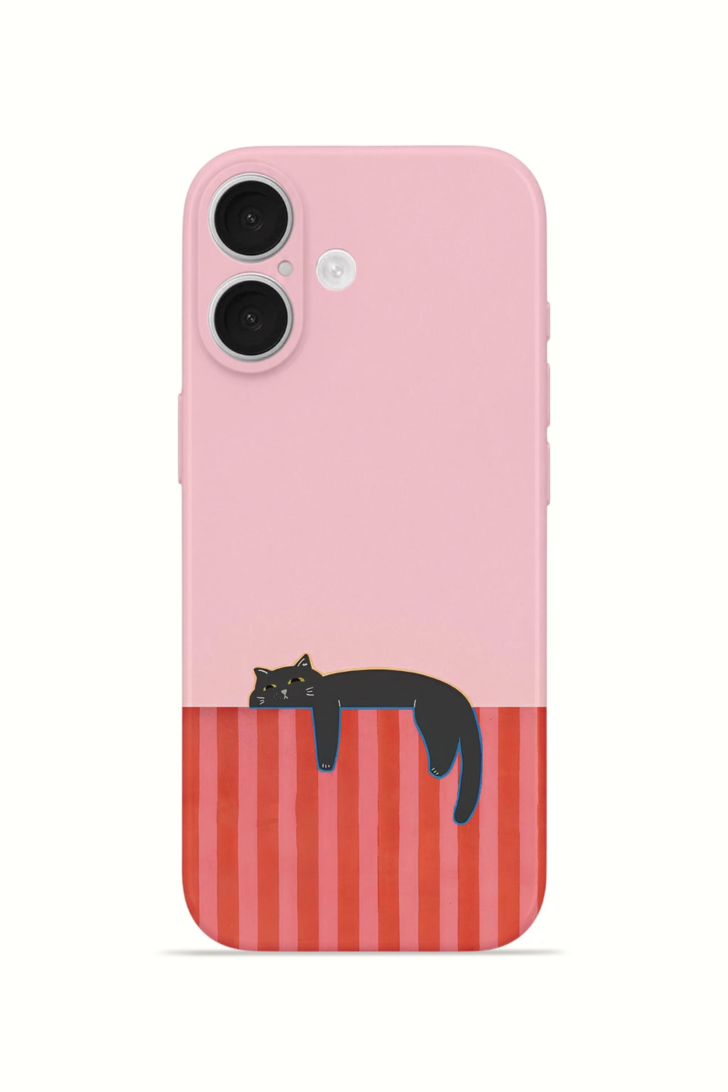 iPhone 17 Valestra İnce Kamera Korumalı Mika Kılıf Lazy Cat Sunset