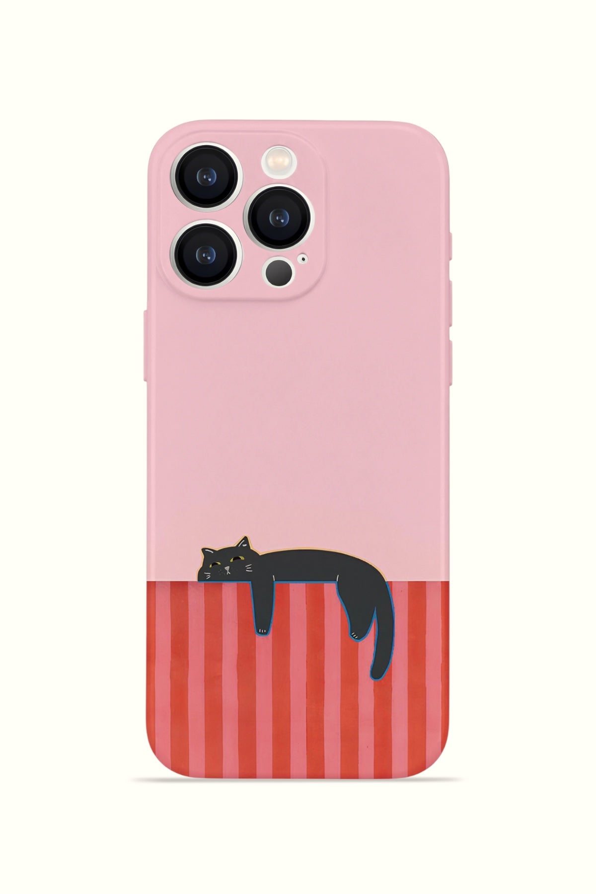 iPhone 16 Pro Max Valestra İnce Kamera Korumalı Mika Kılıf Lazy Cat Sunset