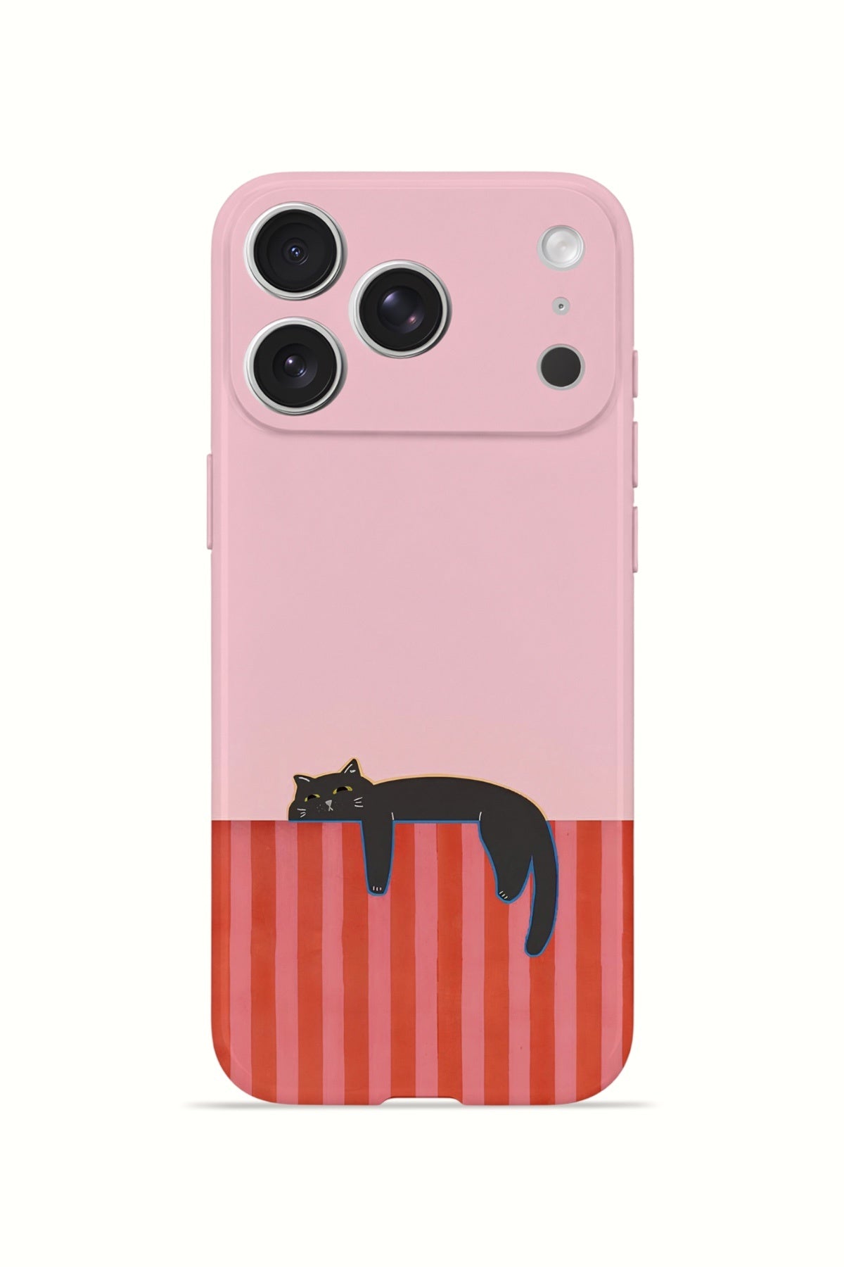 iPhone 17 Pro Max Valestra İnce Kamera Korumalı Mika Kılıf Lazy Cat Sunset