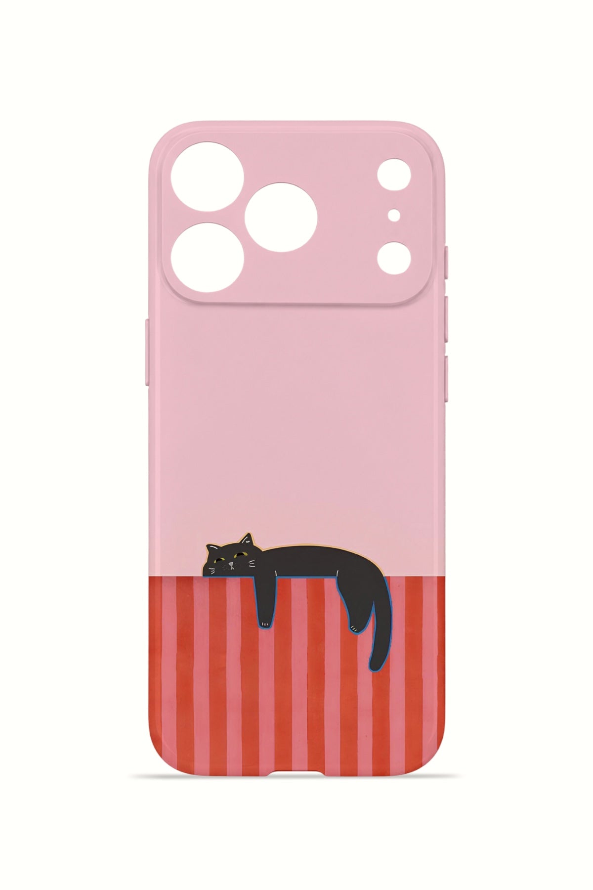 iPhone 17 Pro Max Valestra İnce Kamera Korumalı Mika Kılıf Lazy Cat Sunset
