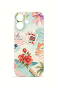 iPhone 17 Valestra İnce Kamera Korumalı Mika Kılıf Mediterranean Holiday Collage