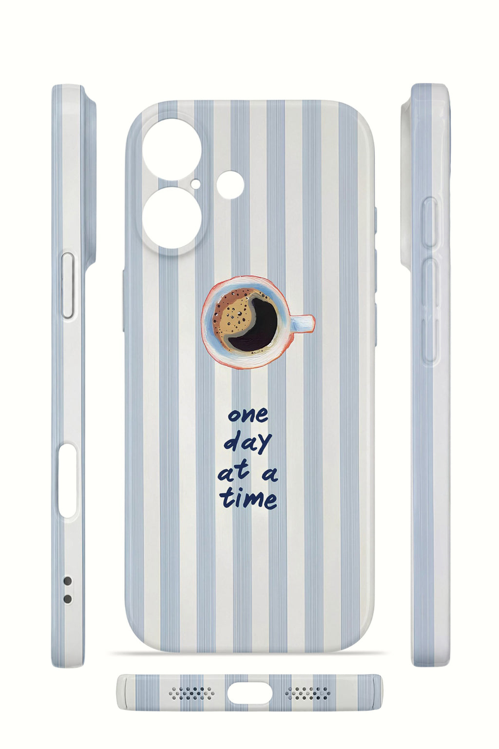 iPhone 16 Valestra İnce Kamera Korumalı Mika Kılıf One Day Coffee