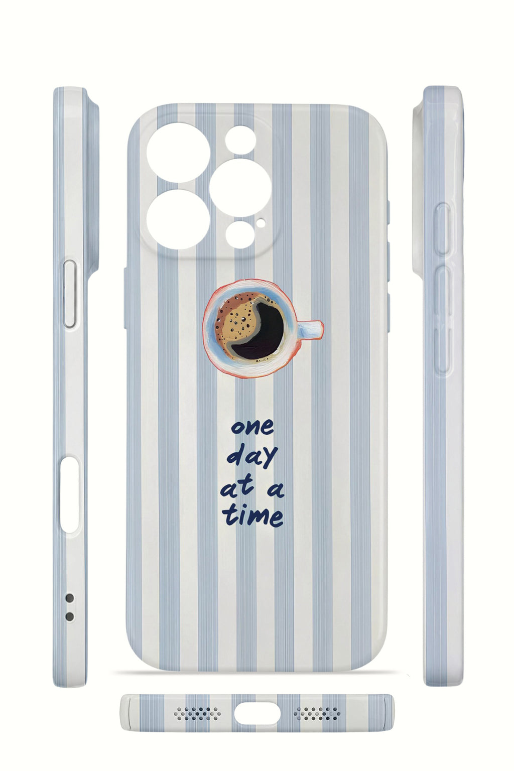 iPhone 16 Pro Valestra İnce Kamera Korumalı Mika Kılıf One Day Coffee
