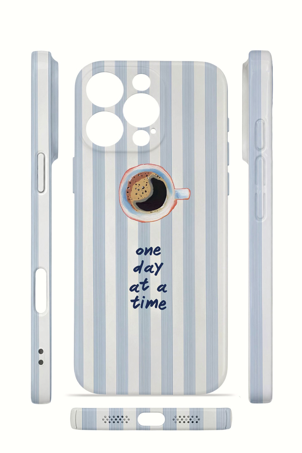iPhone 16 Pro Valestra İnce Kamera Korumalı Mika Kılıf One Day Coffee