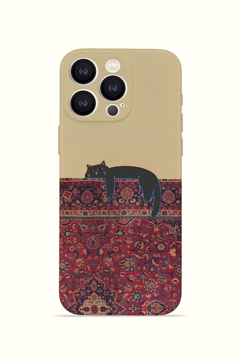 iPhone 15 Pro Max Valestra İnce Kamera Korumalı Mika Kılıf Persian Cat Lounge