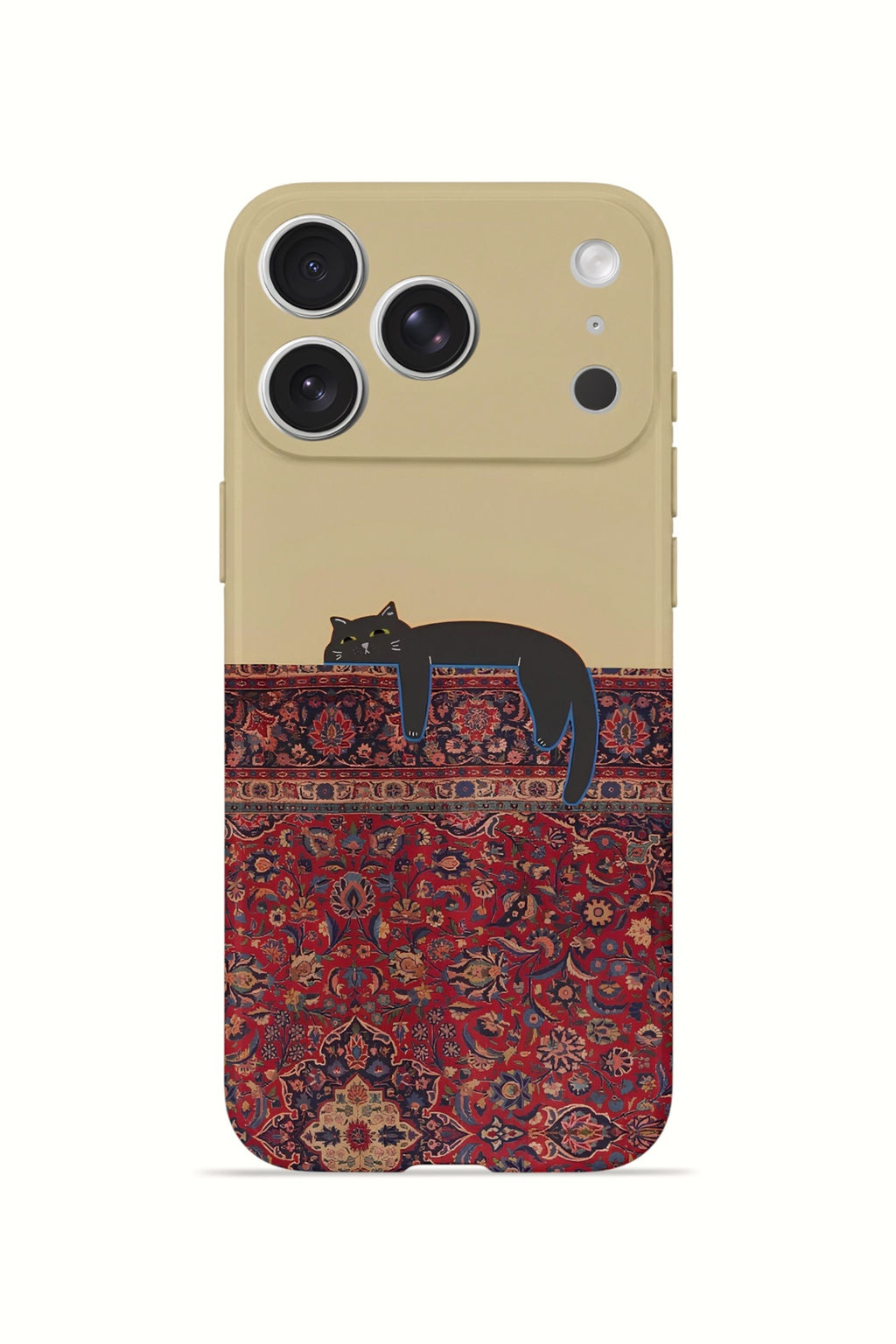 iPhone 17 Pro Max Valestra İnce Kamera Korumalı Mika Kılıf Persian Cat Lounge
