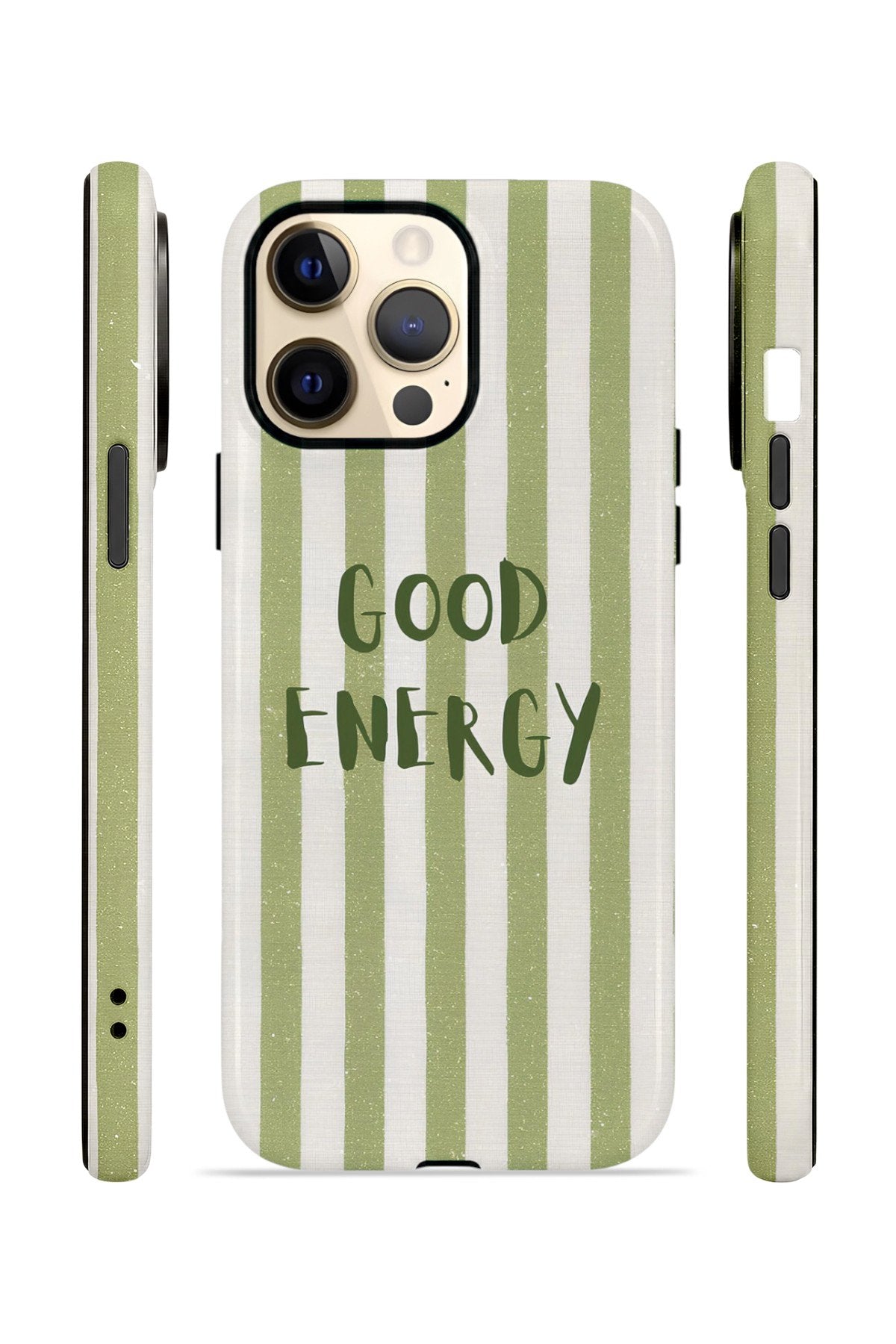 iPhone 13 Pro Vorian Çift Katmanlı Kılıf Good Energy Olive