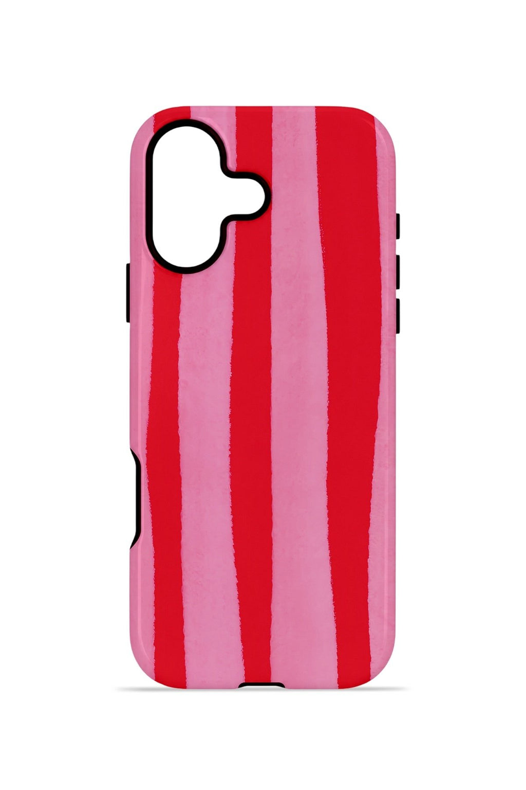 iPhone 16 Plus Vorian Çift Katmanlı MagSafe Kılıf Raspberry Bold Stripe