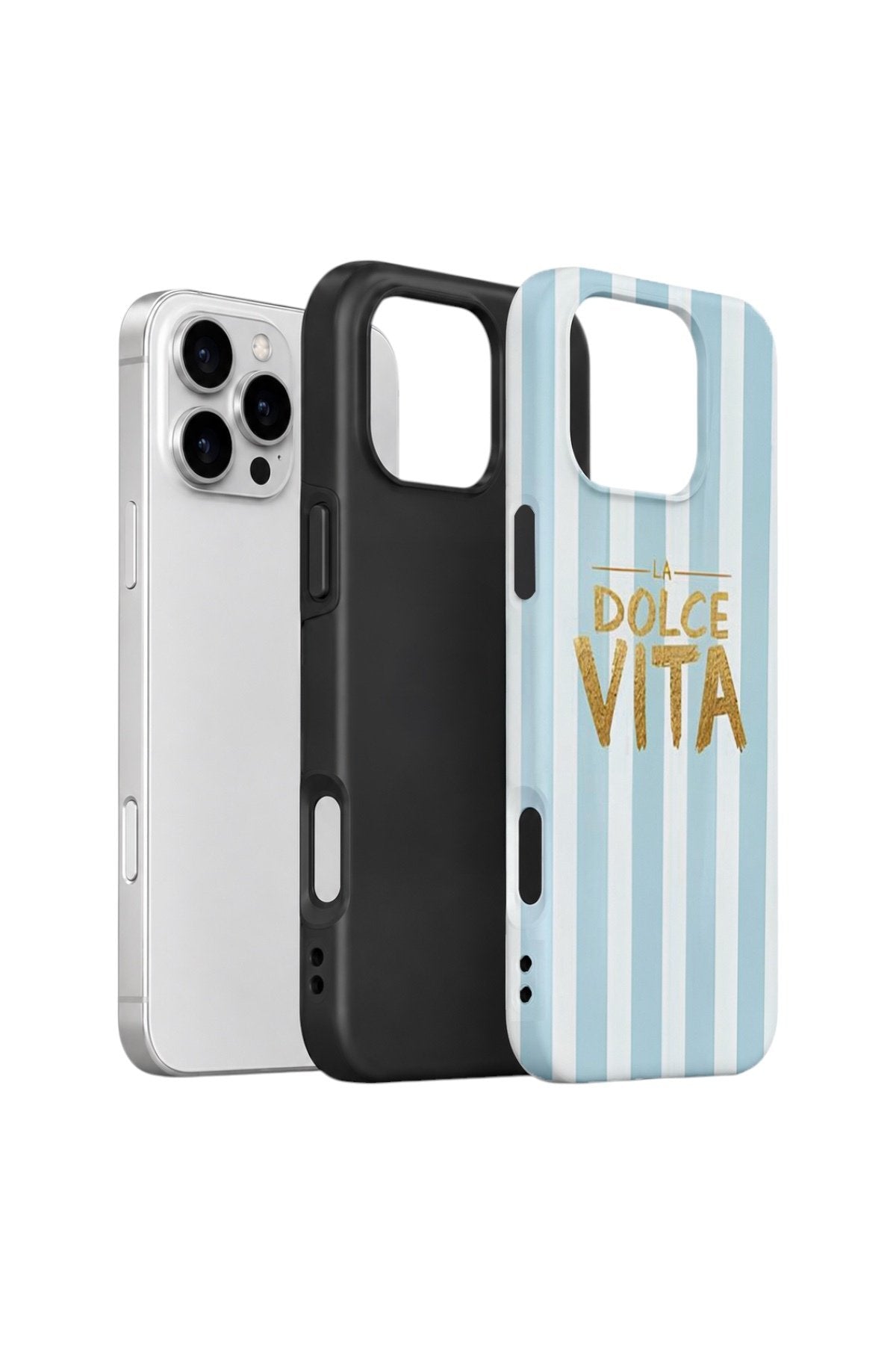 iPhone 16 Pro Max Vorian Çift Katmanlı Kılıf La Dolce Vita Blue