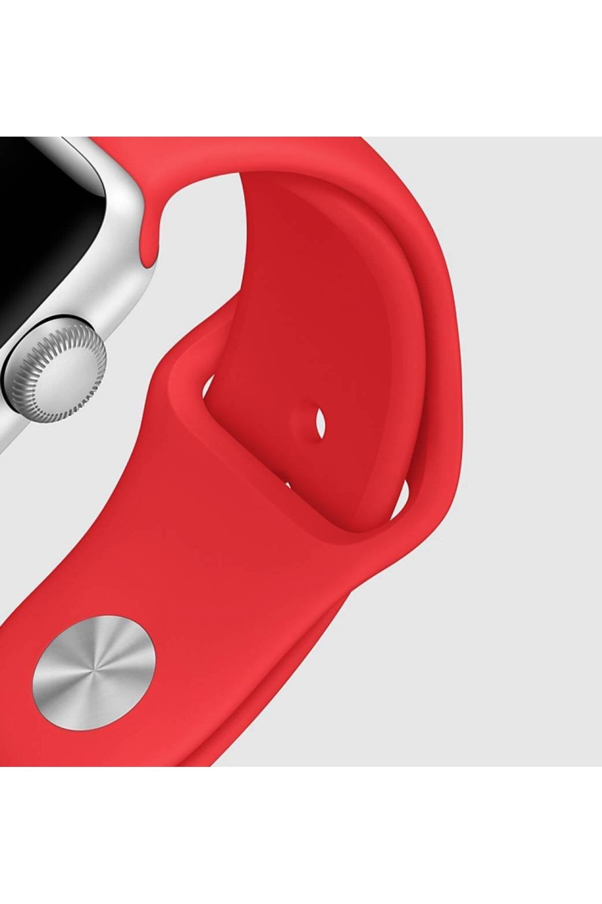 Apple Watch Series Fileli Kordon Gri-Beyaz