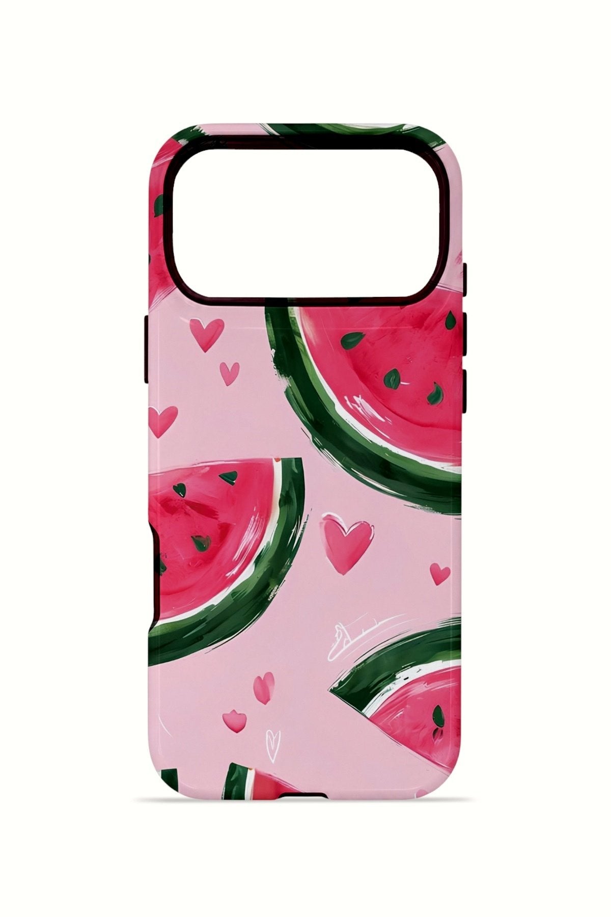 iPhone 17 Pro Vorian Çift Katmanlı MagSafe Kılıf Watermelon Hearts