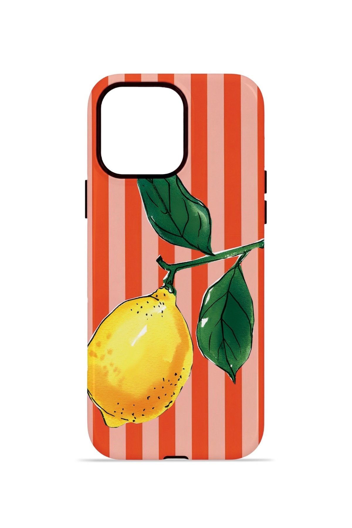 iPhone 12 Pro Vorian Çift Katmanlı Kılıf Sicilian Lemon Red Stripe