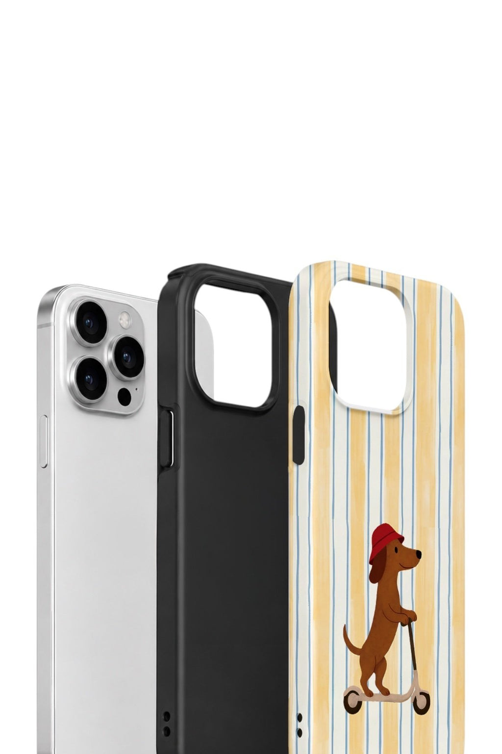 iPhone 13 Pro Vorian Çift Katmanlı Kılıf Dachshund Riviera