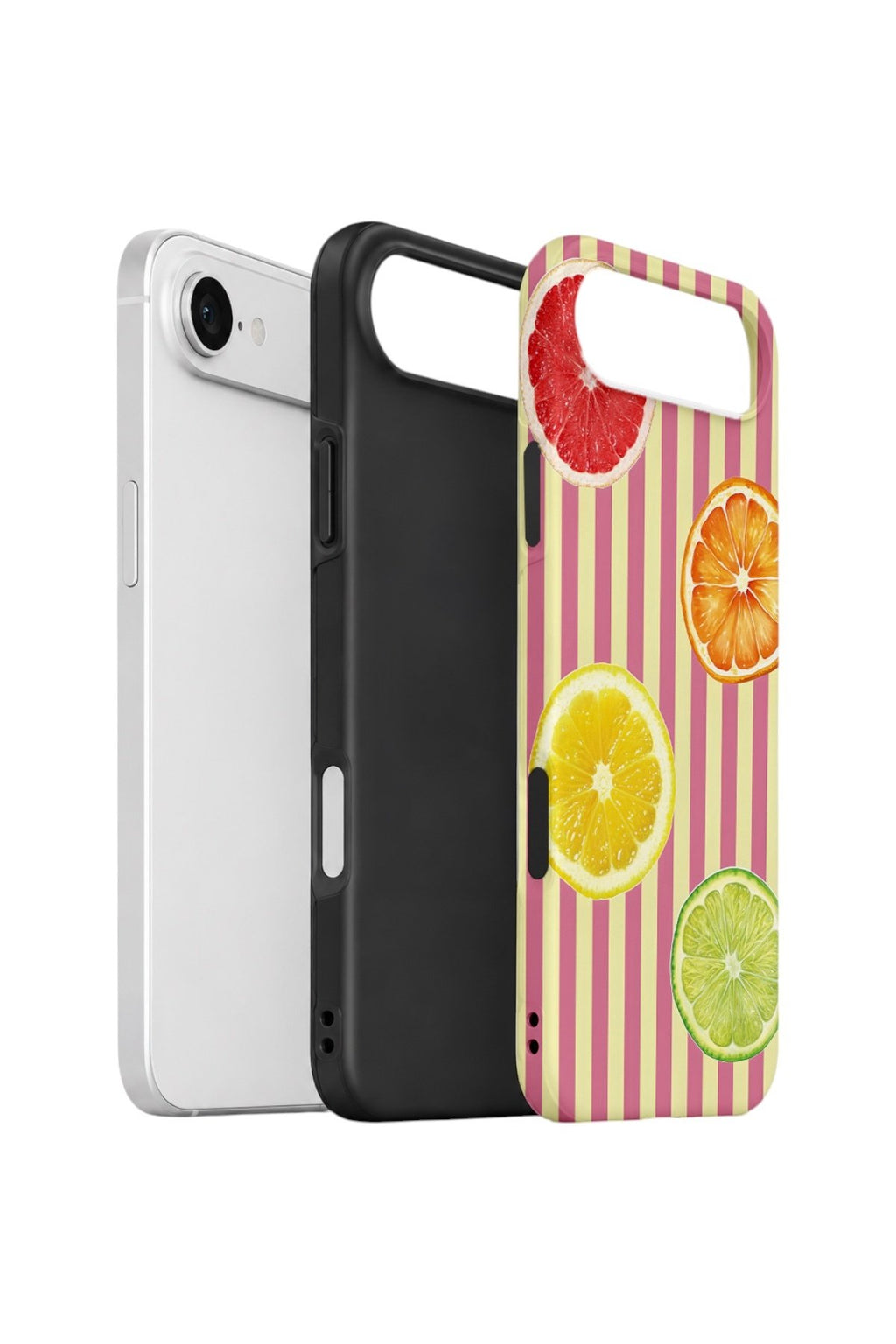 iPhone 17 Air Vorian Çift Katmanlı Kılıf Citrus Fiesta Stripe