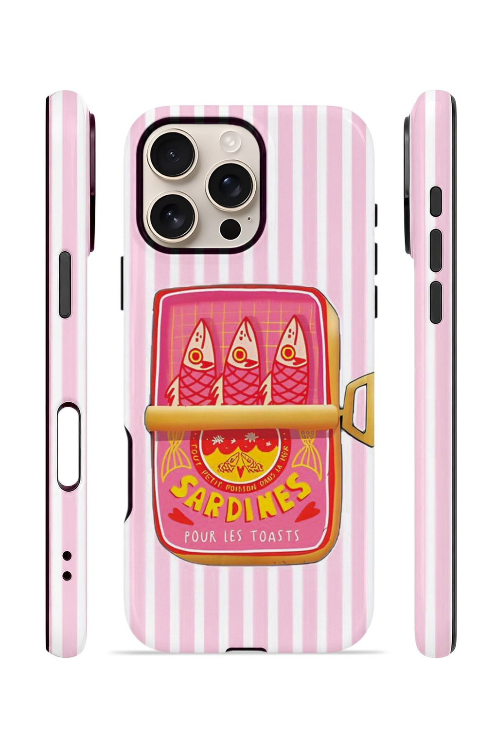iPhone 16 Pro Max Vorian Çift Katmanlı MagSafe Kılıf Sardine Club Pink