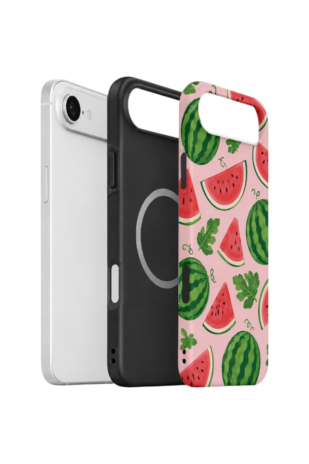 iPhone 17 Air Vorian Çift Katmanlı MagSafe Kılıf Watermelon Garden Party