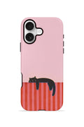 iPhone 16 Vorian Çift Katmanlı MagSafe Kılıf Lazy Cat Sunset