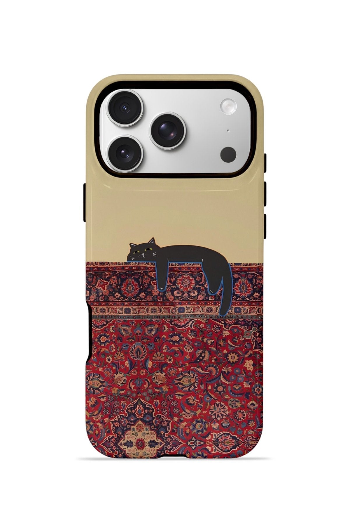 iPhone 17 Pro Max Vorian Çift Katmanlı Kılıf Persian Cat Lounge