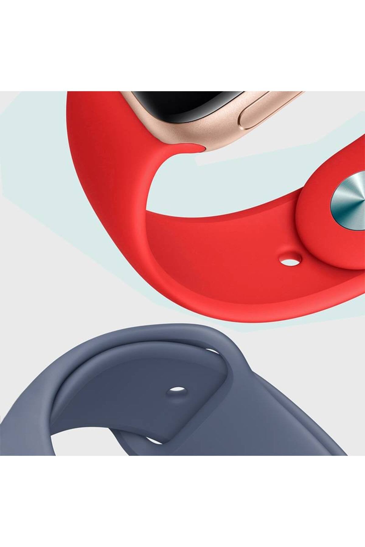 Apple Watch Series Fileli Kordon Lacivert-Pembe