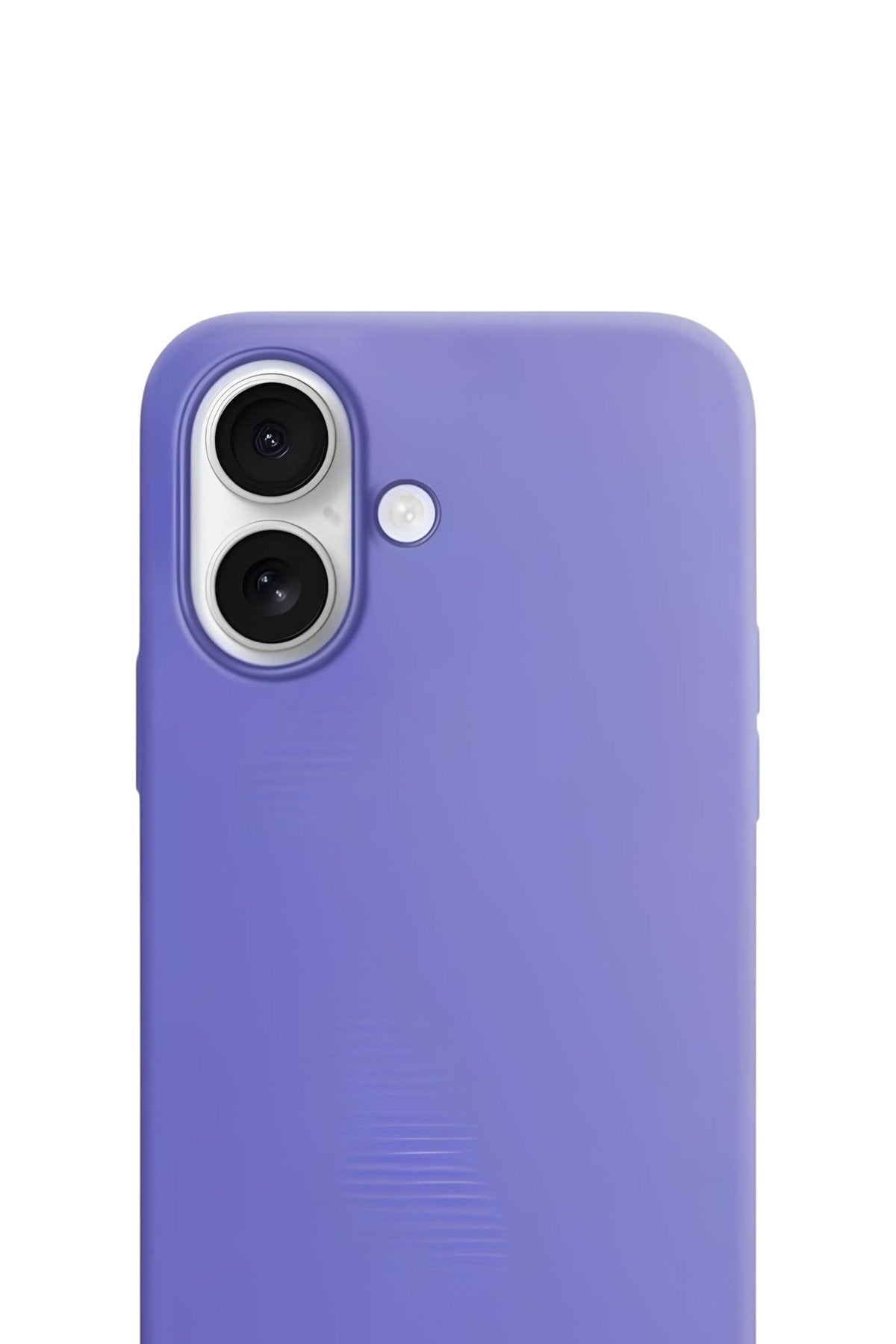 iPhone 17 Soft Touch Lansman Silikon Kılıf Pastel Lila