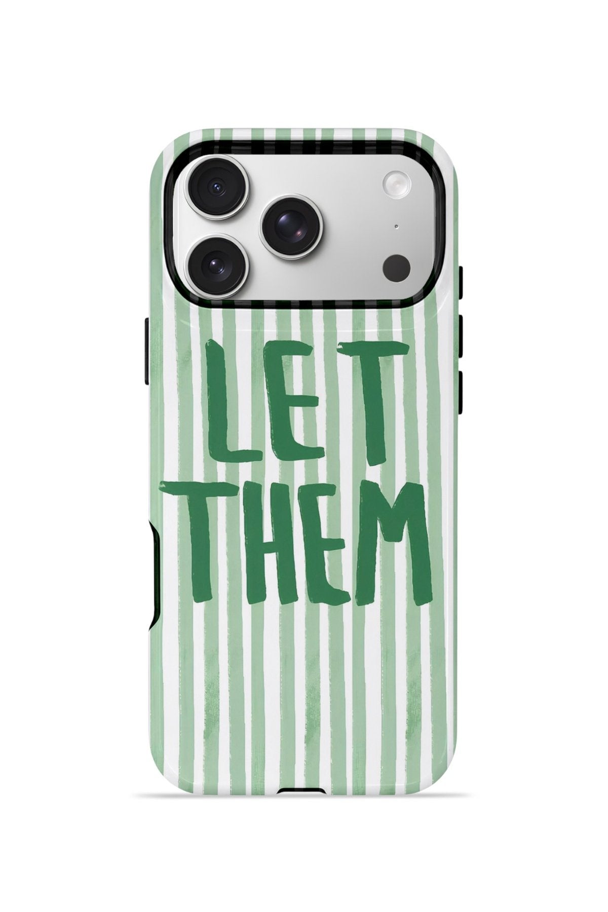 iPhone 17 Pro Max Vorian Çift Katmanlı Kılıf Let Them Green