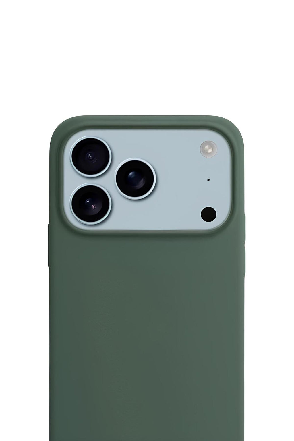 iPhone 17 Pro 6.3'' Soft Touch Lansman Silikon Kılıf Haki