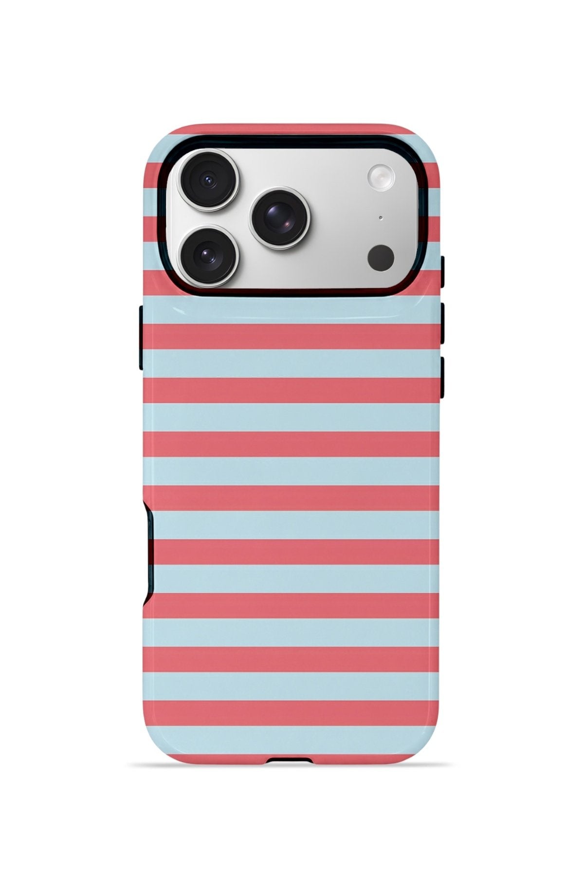 iPhone 17 Pro Vorian Çift Katmanlı Kılıf Candy Horizon Stripe