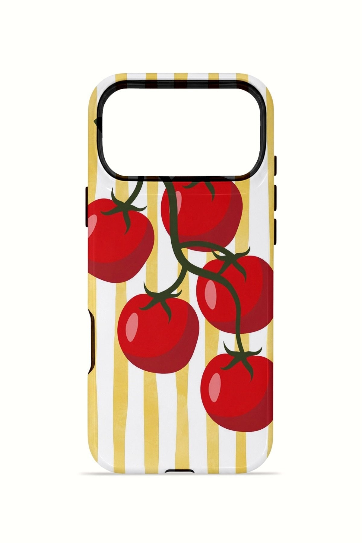 iPhone 17 Pro Vorian Çift Katmanlı MagSafe Kılıf Tomato Market Stripe