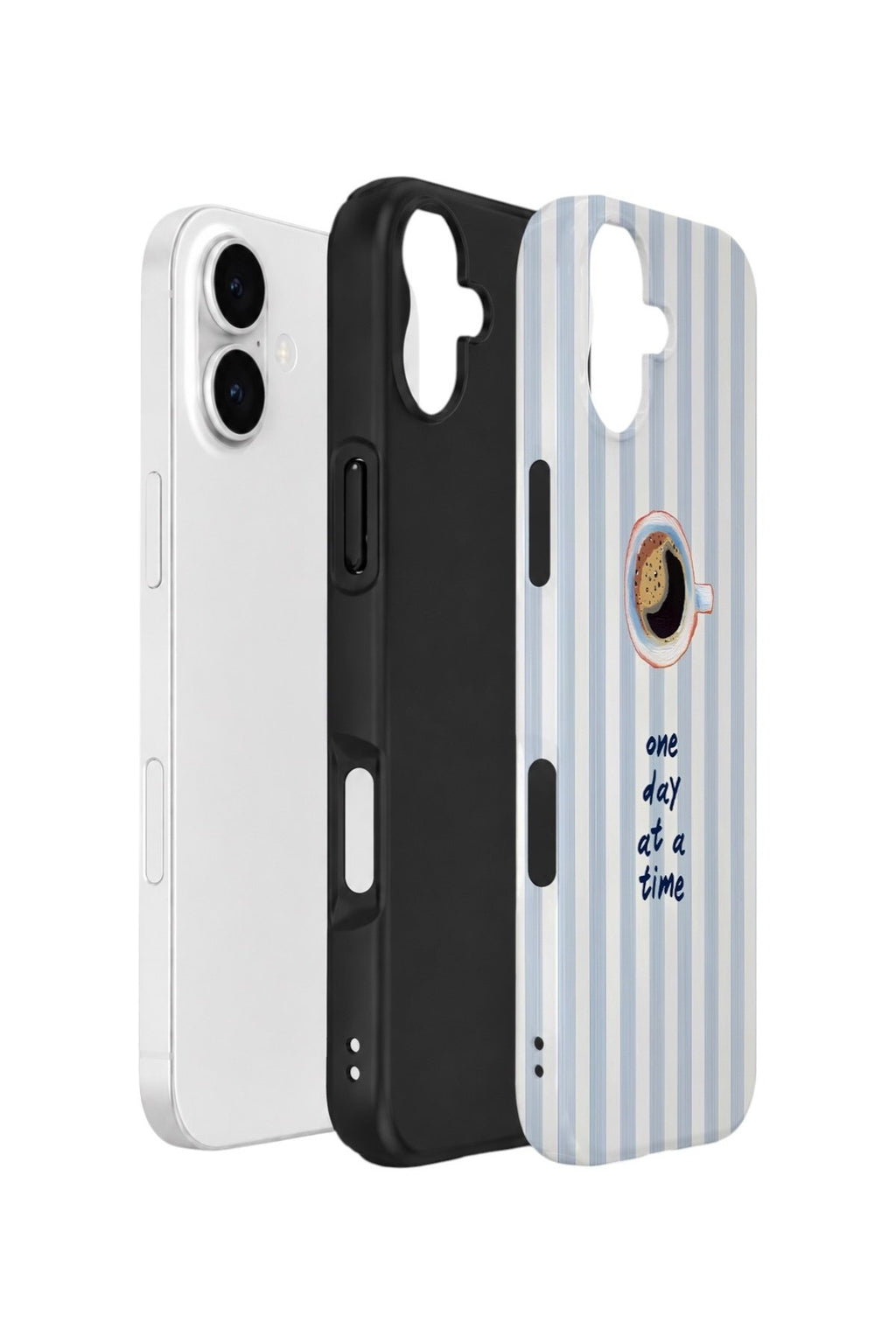 iPhone 16 Vorian Çift Katmanlı Kılıf One Day Coffee